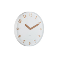 Nástenné hodiny Amena Karlsson KA6083WH, 40cm