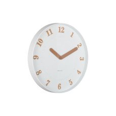 Nástenné hodiny Amena Karlsson KA6083WH, 40cm