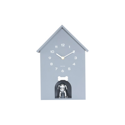 Nástenné hodiny Dog House Karlsson KA6096GY, 27cm Nástenné hodiny Dog House Karlsson KA6096GY, 27cm