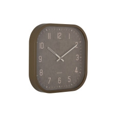 Nástenné hodiny Elemental Cuadrado Karlsson KA6138GR, 30cm