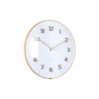 Nástenné dizajnové hodiny Karlsson Esencia Dome KA6110WH (30 cm)