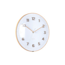 Nástenné dizajnové hodiny Karlsson Esencia Dome KA6110WH (30 cm)