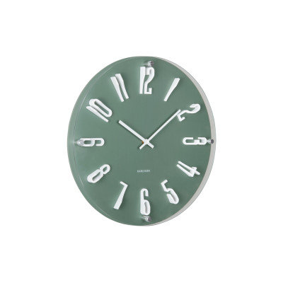 Nástenné hodiny Esencia Elevated Karlsson KA6090GR, 40cm