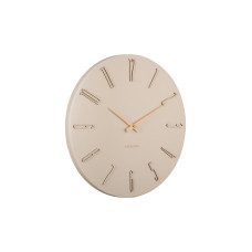 Nástenné hodiny Karlsson Esmerado KA6072WH – jemne béžové (40 cm) Nástenné hodiny Karlsson Esmerado KA6072WH – jemne béžové (40 cm)