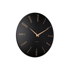 Nástenné hodiny Karlsson KA6073BK Esmerado čierne 60 cm – tichý chod Nástenné hodiny Karlsson KA6073BK Esmerado čierne 60 cm – tichý chod
