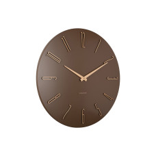 Karlsson KA6073BR Esmerado – veľké nástenné hodiny 60 cm hnedé tiché Karlsson KA6073BR Esmerado – veľké nástenné hodiny 60 cm hnedé tiché