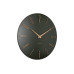 Majestátne nástenné hodiny Karlsson Esmerado KA6073GR – Tmavozelené (60 cm)