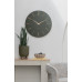 Majestátne nástenné hodiny Karlsson Esmerado KA6073GR – Tmavozelené (60 cm)
