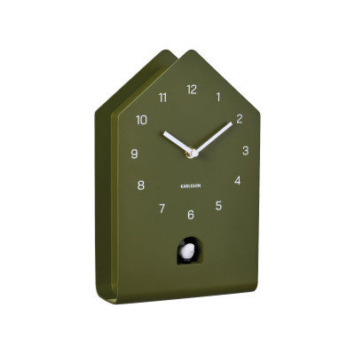 Nástenné kukučkové hodiny Fino Cuckoo Karlsson KA6076GR, 29cm Nástenné kukučkové hodiny Fino Cuckoo Karlsson KA6076GR, 29cm