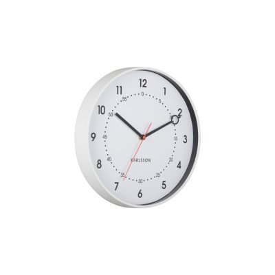 Nástenné hodiny Fresco Karlsson KA6038WH, 32cm