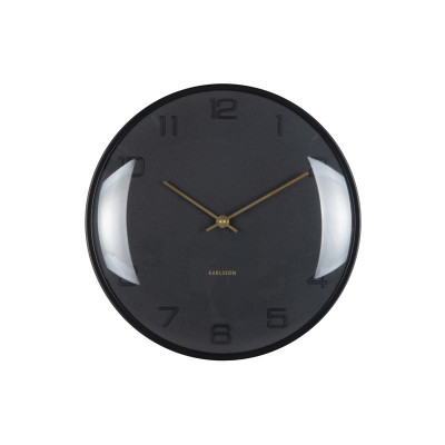 Nástenné hodiny Fuerte Dome Karlsson KA6084BK, 31cm Nástenné hodiny Fuerte Dome Karlsson KA6084BK, 31cm