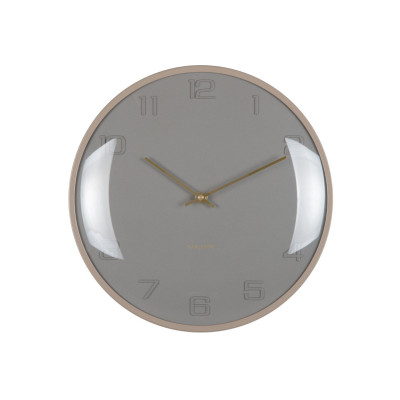 Nástenné hodiny Fuerte Dome Karlsson KA6084GY, 31cm Nástenné hodiny Fuerte Dome Karlsson KA6084GY, 31cm
