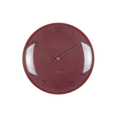 Nástenné hodiny Fuerte Dome Karlsson KA6084RD, 31cm Nástenné hodiny Fuerte Dome Karlsson KA6084RD, 31cm