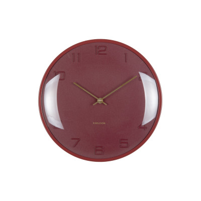 Nástenné hodiny Fuerte Dome Karlsson KA6084RD, 31cm Nástenné hodiny Fuerte Dome Karlsson KA6084RD, 31cm