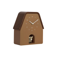 Nástenné hodiny Highland Cow Cuckoo Karlsson KA6162BR, hnedá Nástenné hodiny Highland Cow Cuckoo Karlsson KA6162BR, hnedá
