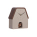 Nástenné hodiny Highland Cow Cuckoo Karlsson KA6162WG, šedá