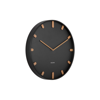 Minimalistické nástenné hodiny Karlsson Grace KA5942BK – Čierne (40 cm) Minimalistické nástenné hodiny Karlsson Grace KA5942BK – Čierne (40 cm)