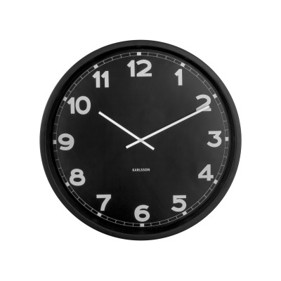 Nástenné hodiny Karlsson 5944BK, 80cm Nástenné hodiny Karlsson 5944BK, 80cm