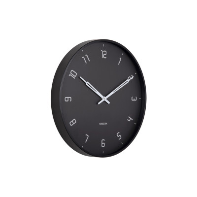 Nástenné hodiny Karlsson 5950BK, 40cm