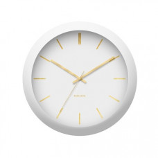 Nástenné hodiny Karlsson Globe 5840WH, 40 cm