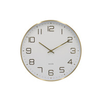 Nástenné hodiny Karlsson Elegance Glow KA5973WH biele 40 cm Nástenné hodiny Karlsson Elegance Glow KA5973WH biele 40 cm