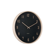 Nástenné hodiny Nervadura Karlsson KA6117BK, 41cm