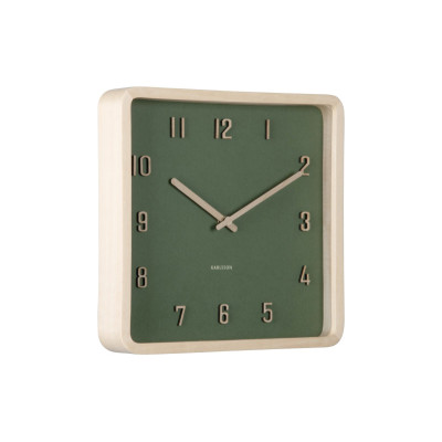 Nástenné hodiny Nervadura Square Karlsson KA6118GR, 26cm Nástenné hodiny Nervadura Square Karlsson KA6118GR, 26cm