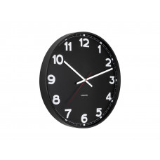 Nástenné hodiny New Classic Karlsson KA5847, čierna 41cm 