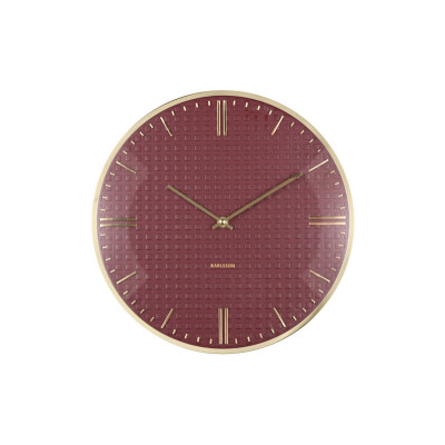 Nástenné hodiny Riqueza Karlsson KA6091RD, 35cm Nástenné hodiny Riqueza Karlsson KA6091RD, 35cm