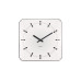 Nástenné hodiny Sucinto Dome Square Karlsson KA6085WH, 35cm