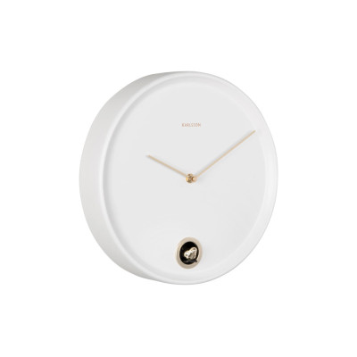 Nástenné kukučkové hodiny Esencia Cuckoo Karlsson KA6123WH, 30cm Nástenné kukučkové hodiny Esencia Cuckoo Karlsson KA6123WH, 30cm