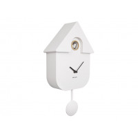 Moderné kukučkové hodiny Karlsson Modern Cuckoo KA5768WH – Biele (41 cm) Moderné kukučkové hodiny Karlsson Modern Cuckoo KA5768WH – Biele (41 cm)