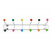 Nástenný vešiak Present Time Saturnus 54 cm multicolor kovový