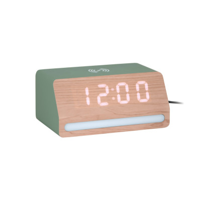 Retro budík s LED svetlom Karlsson KA6078GR, 17cm Retro budík s LED svetlom Karlsson KA6078GR, 17cm