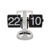 Stolové preklápacie hodiny Karlsson Small Flip KA5955SI – strieborné, 20,5 cm Stolové preklápacie hodiny Karlsson Small Flip KA5955SI – strieborné, 20,5 cm