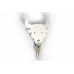 Vešiačik na kľúče Qualy Bull Key Holder, býk biely Vešiačik na kľúče Qualy Bull Key Holder, býk biely