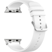 Biely silikónový remienok Lavvu pre APPLE WATCH 38-40 mm, LSXBWS1
