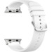Biely silikónový remienok Lavvu pre APPLE WATCH 38-40 mm, LSXBWS1 Biely silikónový remienok Lavvu pre APPLE WATCH 38-40 mm, LSXBWS1