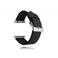 Čierny kožený remienok Top Grain pre APPLE WATCH Lavvu LSXABS1, 38-40 mm Čierny kožený remienok Top Grain pre APPLE WATCH Lavvu LSXABS1, 38-40 mm