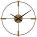 Drevené čierne hodiny Vlaha VCT1052, 50 cm