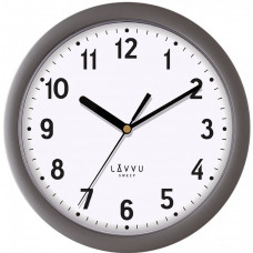 Nástenné hodiny LAVVU BASIC LCS2021 Metallic Grey, 25cm Nástenné hodiny LAVVU BASIC LCS2021 Metallic Grey, 25cm
