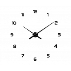 Nalepovacie hodiny LAVVU 3D STICKER Black Numerals LCT1170 Nalepovacie hodiny LAVVU 3D STICKER Black Numerals LCT1170