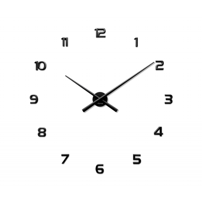 Nalepovacie hodiny LAVVU 3D STICKER Black Numerals LCT1170 Nalepovacie hodiny LAVVU 3D STICKER Black Numerals LCT1170