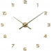 Zlaté nalepovacie hodiny LAVVU 3D STICKER Gold Numerals LCT1174 Zlaté nalepovacie hodiny LAVVU 3D STICKER Gold Numerals LCT1174