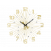 Nástenné hodiny LAVVU LCT1152 CRYSTAL Sun zlaté, 49 cm