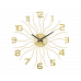 Nástenné hodiny LAVVU Sun LCT1221 zlaté, 49 cm