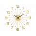 Nástenné hodiny LAVVU Sun LCT1231 zlaté, 49 cm