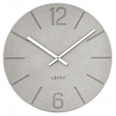 Drevené hodiny LAVVU Natur LCT5020, sivá 34cm Drevené hodiny LAVVU Natur LCT5020, sivá 34cm
