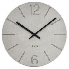 Drevené hodiny LAVVU Natur LCT5025, sivá 34cm Drevené hodiny LAVVU Natur LCT5025, sivá 34cm