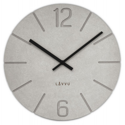 Drevené hodiny LAVVU Natur LCT5025, sivá 34cm Drevené hodiny LAVVU Natur LCT5025, sivá 34cm
